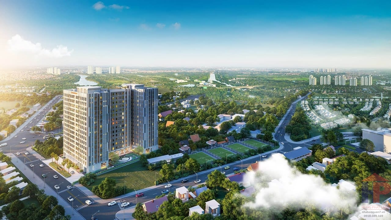Phối cảnh dự án Tecco Felice Tower trên đường ĐT745, Tân Uyên