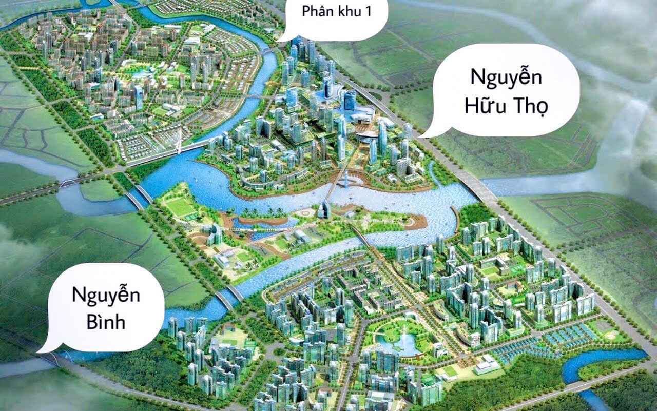 Phối cảnh tổng thể khu đô thị GS Metrocity Nhà Bè bên đường Nguyễn Hữu Thọ