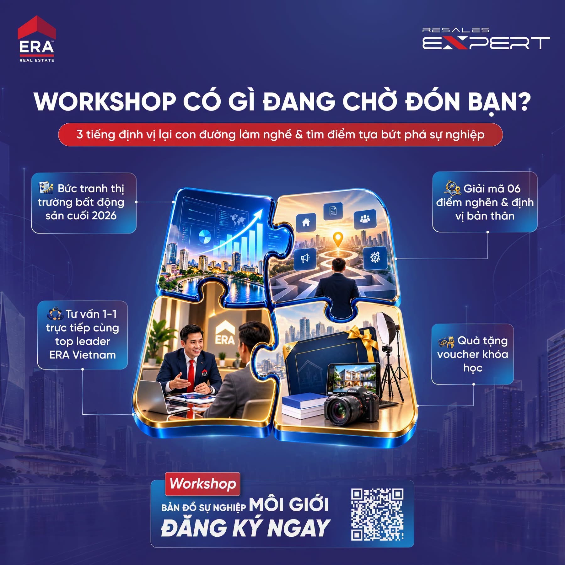 Poster workshop Bản đồ sự nghiệp môi giới ERA Vietnam