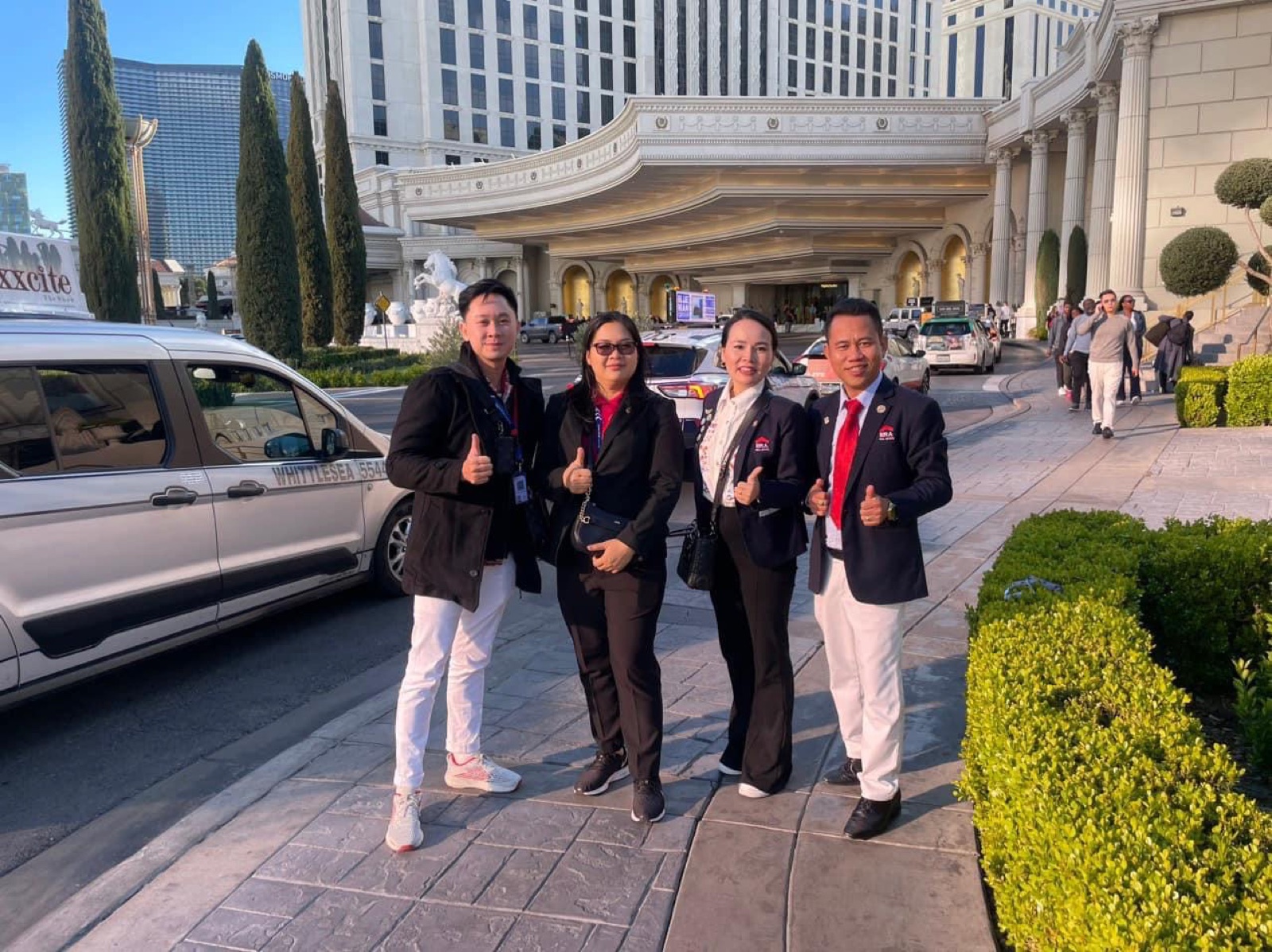 Thành viên ERA Vietnam tại Las Vegas trong chuyến tham dự hội nghị ERA quốc tế