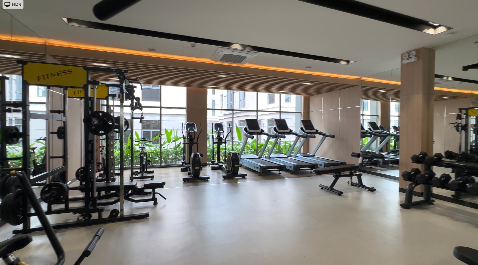 Phòng gym trong clubhouse Zeitgeist GS Metrocity Nhà Bè