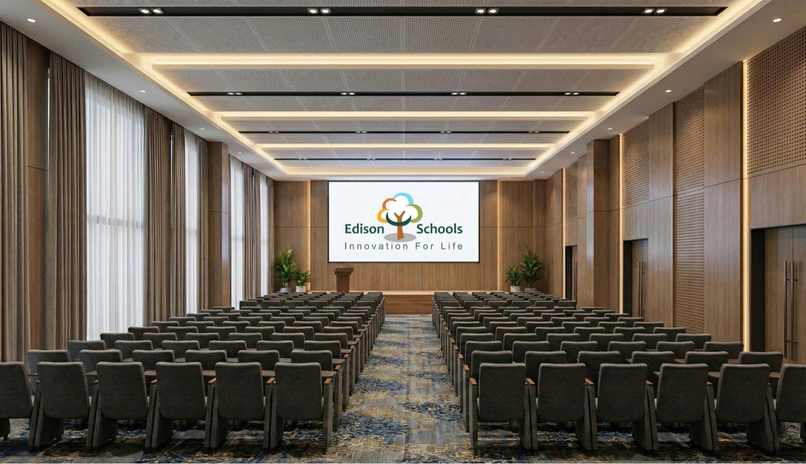 Hội trường lớn của trường Edison Schools
