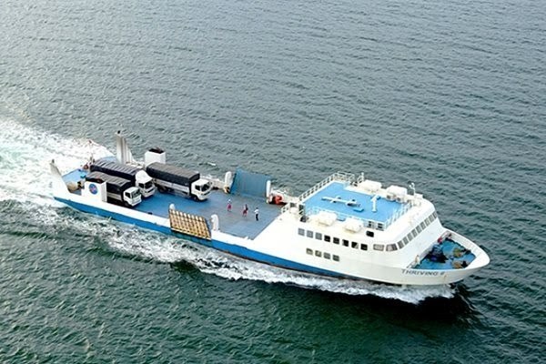 Phà biển chở ô tô tải trên tuyến Cần Giờ Vũng Tàu, phương án đi lại khi chưa có đường vượt biển