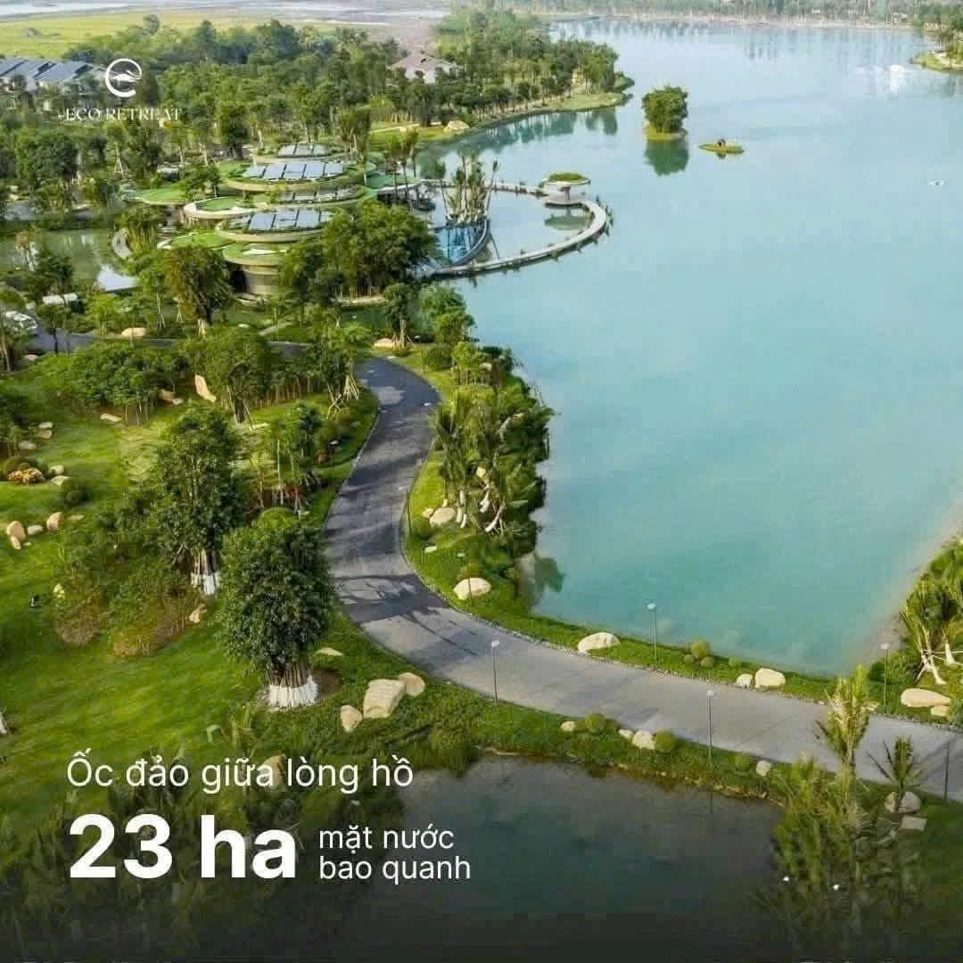 Hồ Thiên Nga và không gian mặt nước tại Eco Retreat Ecopark