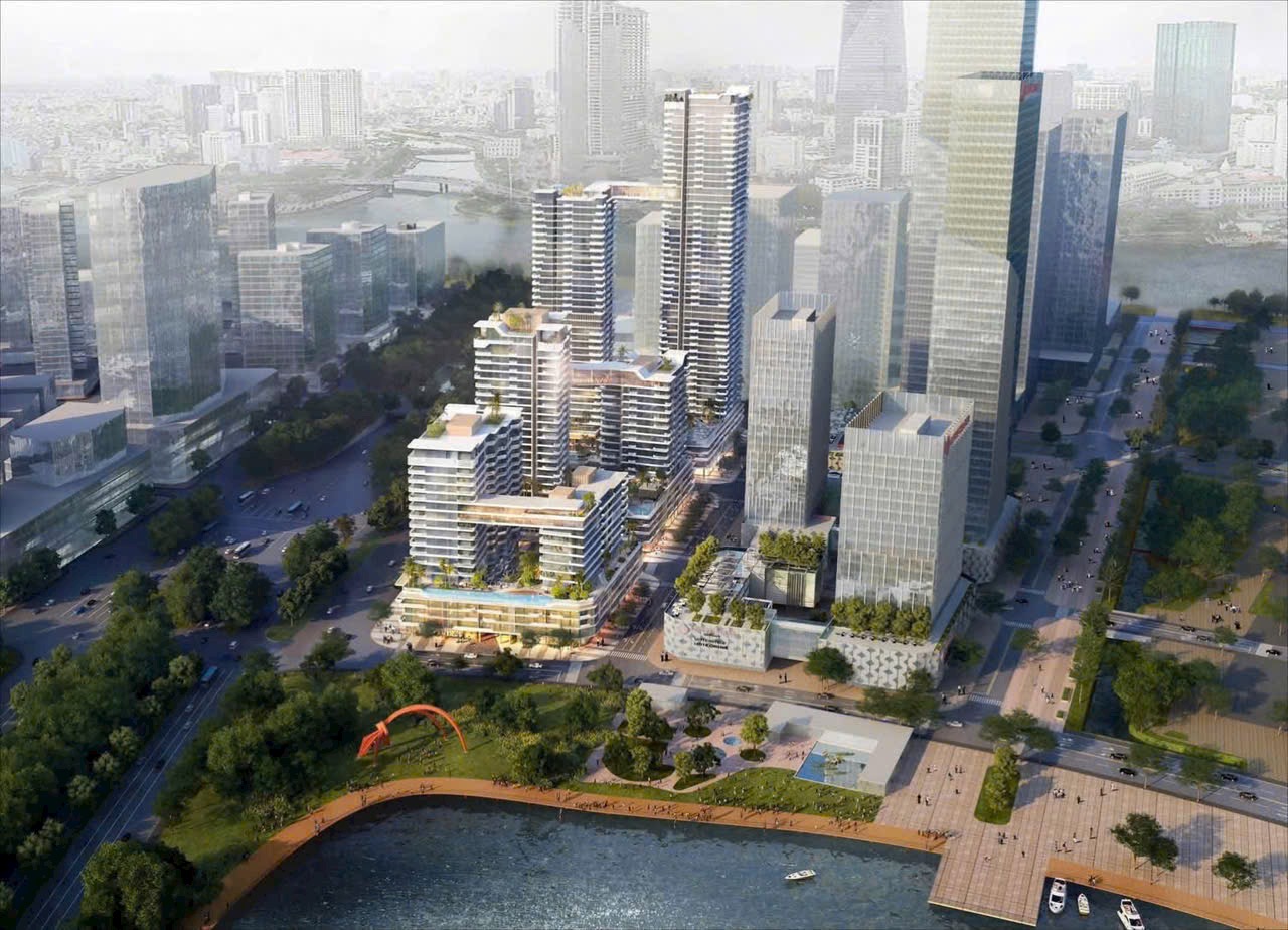 Phối cảnh tổng thể Lotte Eco Smart City bên sông Sài Gòn